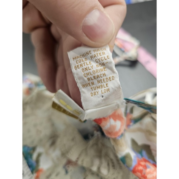 Vintage Victoria's‎ Secret Camisole Womens Medium Floral Lace Satin Sleepwear - Picture 8 of 8